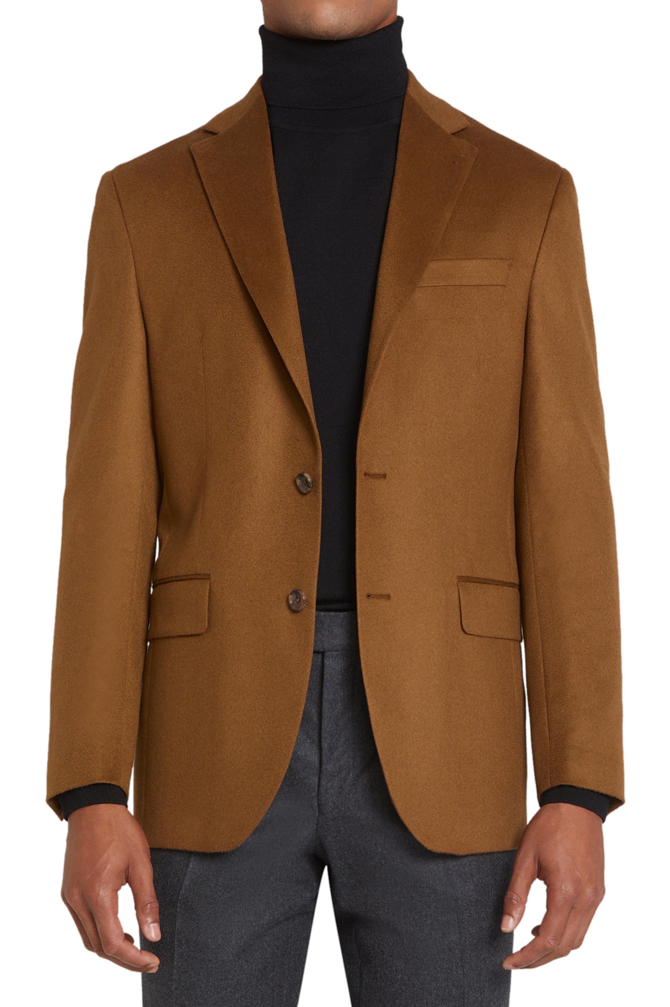 Camel cashmere cheap blazer