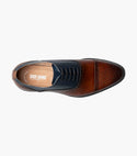 Stacey Adams Reynolds Cap Toe Oxford | Brown/Navy