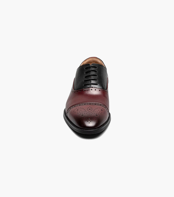 Stacey Adams Reynolds Cap Toe Oxford | Burgandy