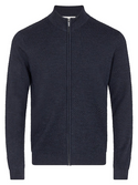 Bruun & Stengade Full Zip Sweater, Thunder - Caswell's Fine Menswear