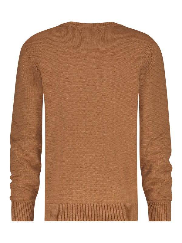 A Fish Named Fred Cable Pullover | Rust