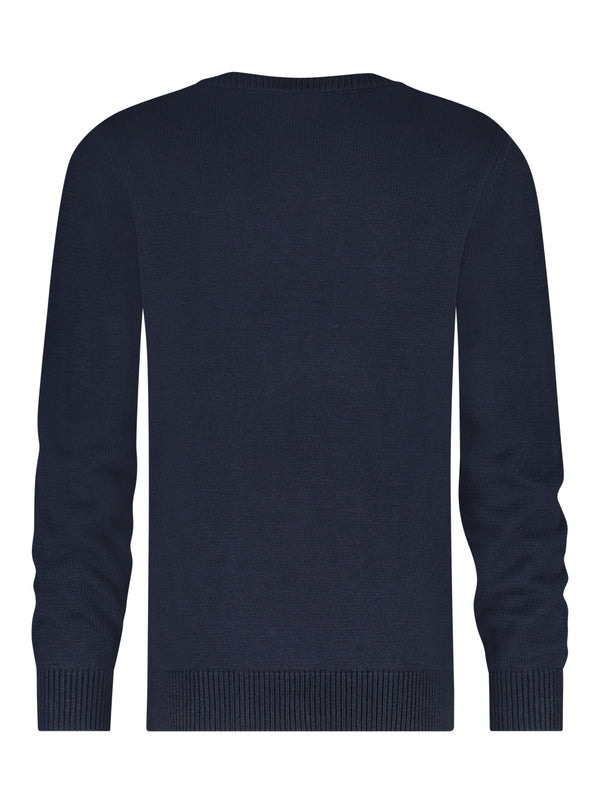 A Fish Named Fred Cable Sweater | Navy