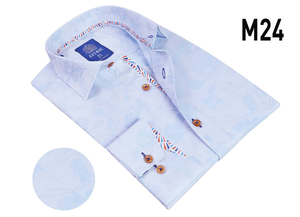 Avenue 21 Chemise manches longues | Bleu clair