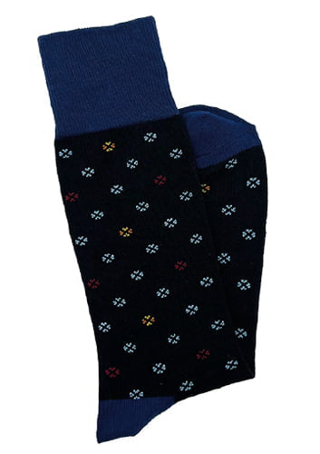 Knotz Fancy Socks | Navy