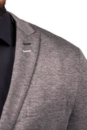 Maceoo Blazer Unconstructed Stretch Grey