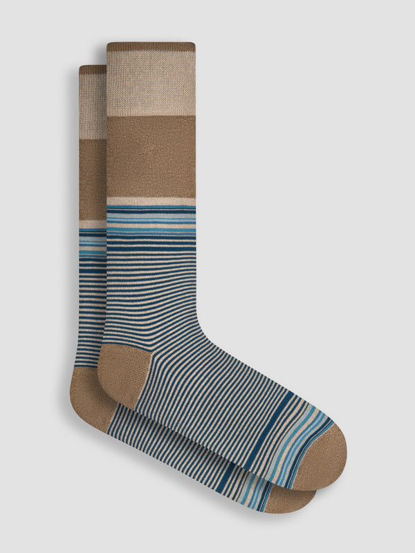 Bugatchi Socks Cashmere Blend Made in Italy | Sand