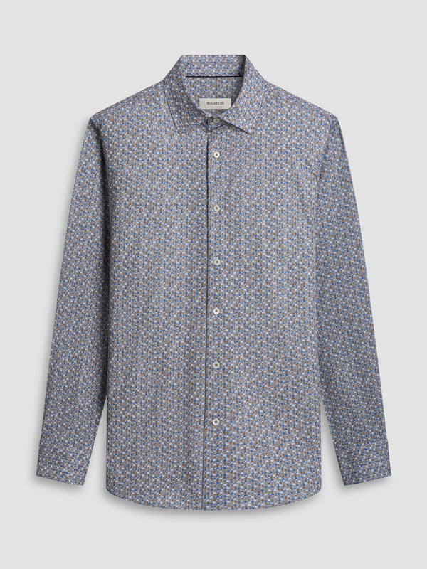 Bugatchi Shirt Ooohcotton James, Cinnamon