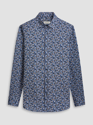 Bugatchi Shirt Ooohcotton James | Dusty Blue