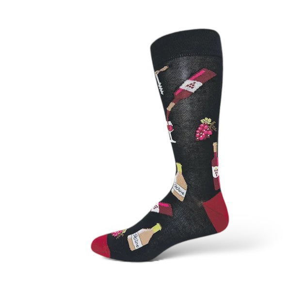 Crazy Toes Wine Socks