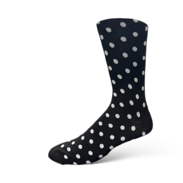 Chaussettes en coton fantaisie | Noir