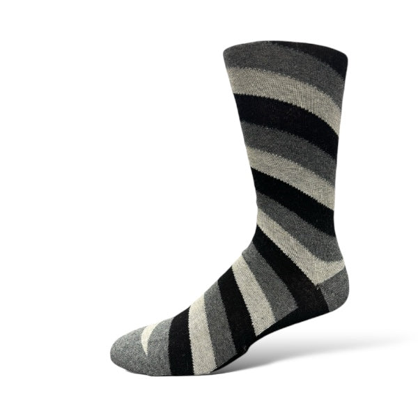 Chaussettes en coton fantaisie | Gris