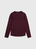 John Varvatos Crew With T-Hue Dye | Dark Plum