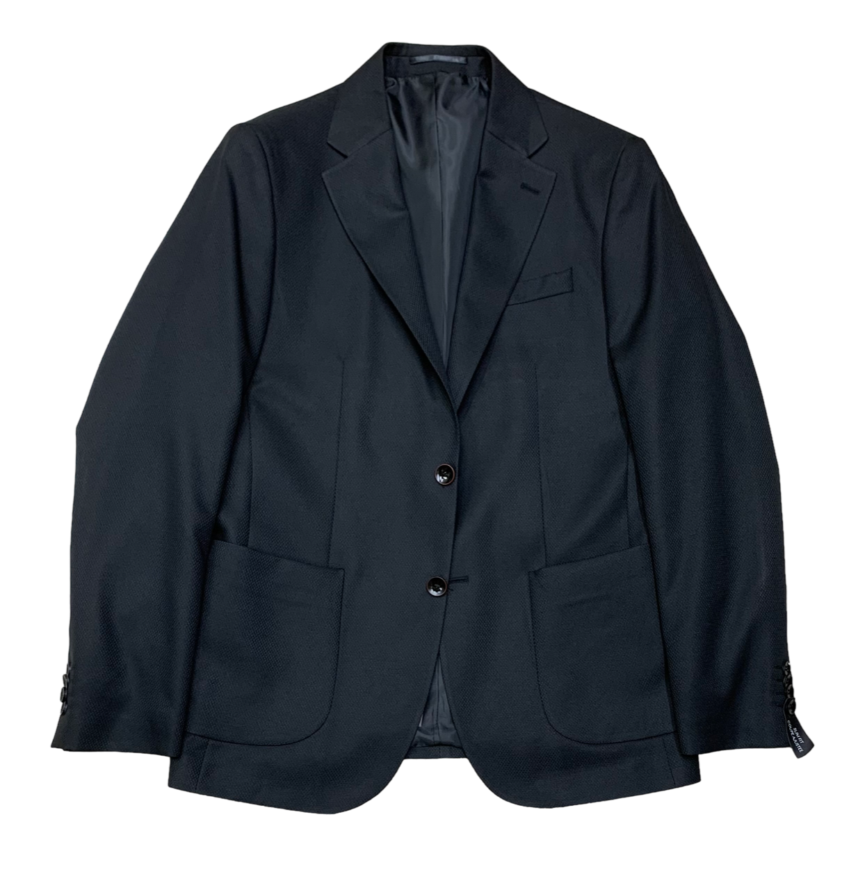 Gentlemans Collection Textured Blazer, Black | Caswell's Fine Menswear