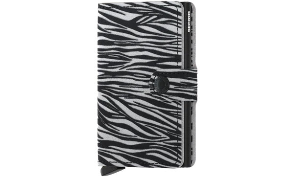 Secrid mini Wallet Zebra | Light Grey - Caswell's Fine Menswear