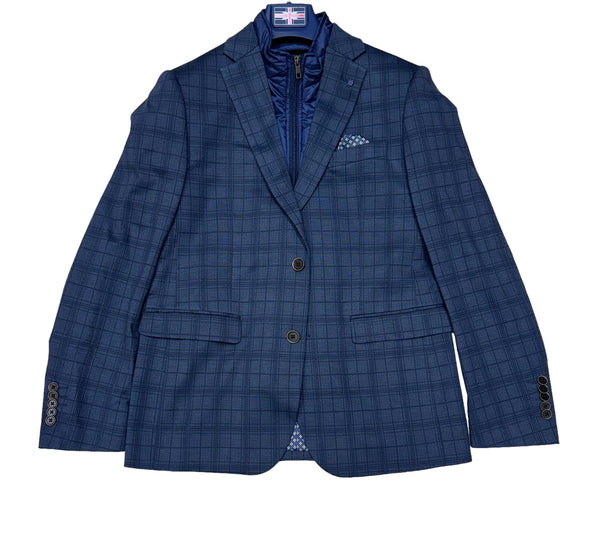 Soul of London Blazer avec col amovible | Navy