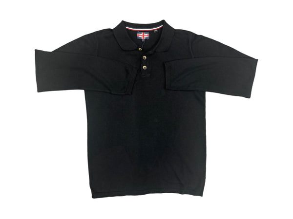 Soul of London Polo Sweater | Noir