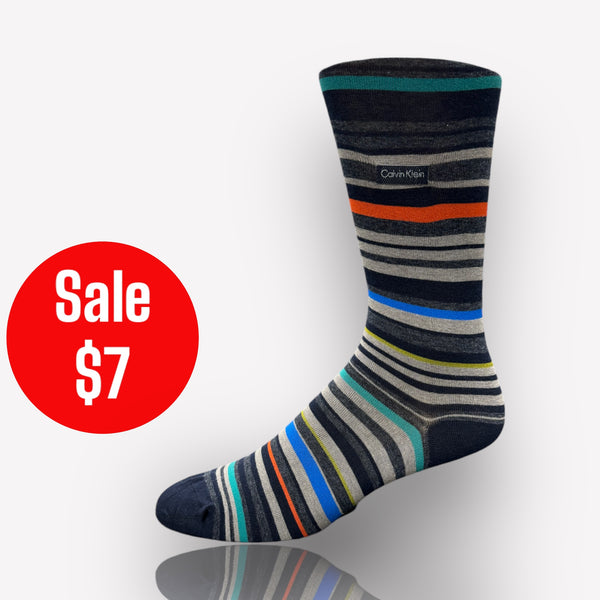 Calvin Klein Striped Socks | Multi