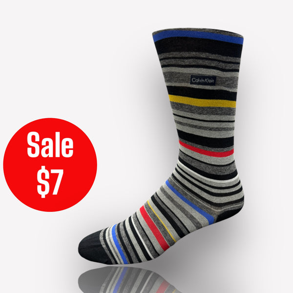 Calvin Klein Striped Sock | Multi