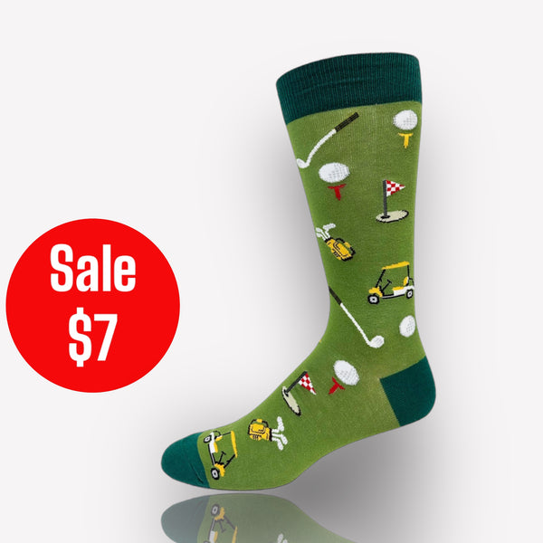 Crazy Toes Golf Socks