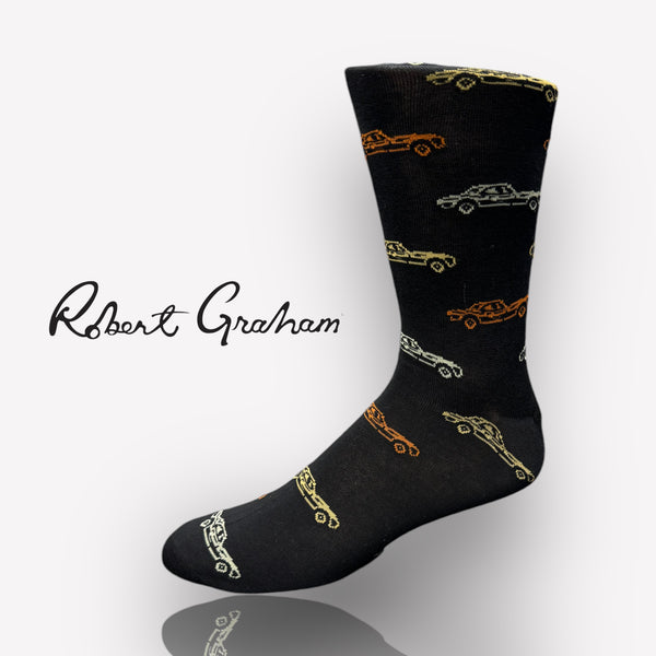 Chaussettes de voiture Robert Graham | Noir