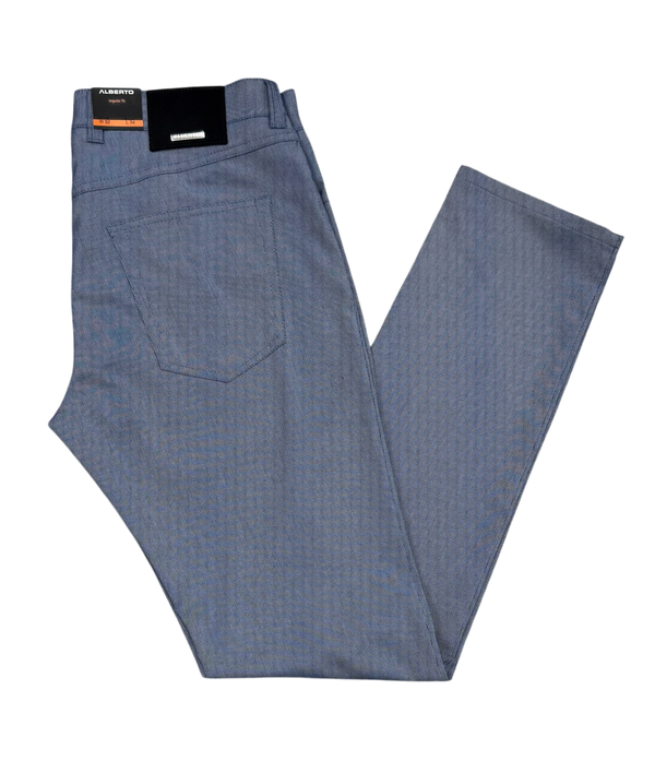 Alberto Regular Fit Pipe Ceramica Pant 1341 | Blue (845)