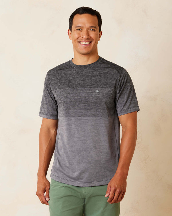 Tommy Bahama Ombre Tropic Crew Neck T-Shirt | Jet Black