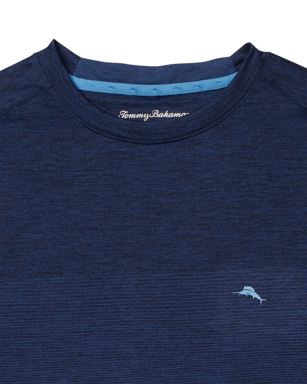 Tommy Bahama Ombre Tropic Crew Neck T-Shirt | Ocean Deep