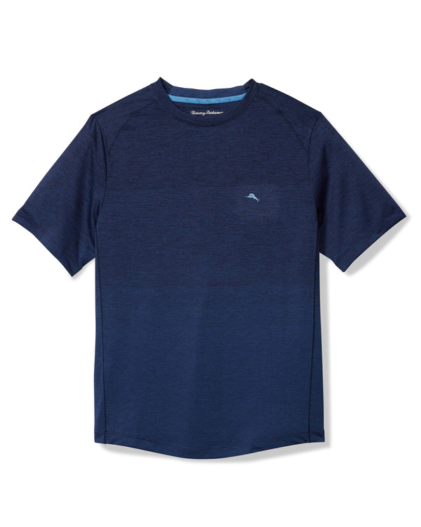 Tommy Bahama Ombre Tropic Crew Neck T-Shirt | Ocean Deep