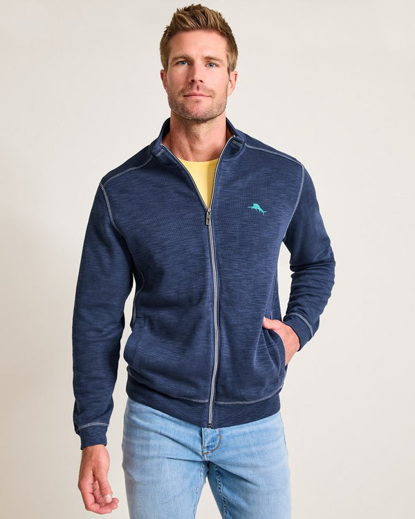 Tommy Bahama Tobago Bay Full-Zip Sweatshirt | Island Navy