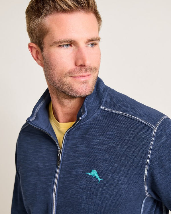 Tommy Bahama Tobago Bay Full-Zip Sweatshirt | Island Navy