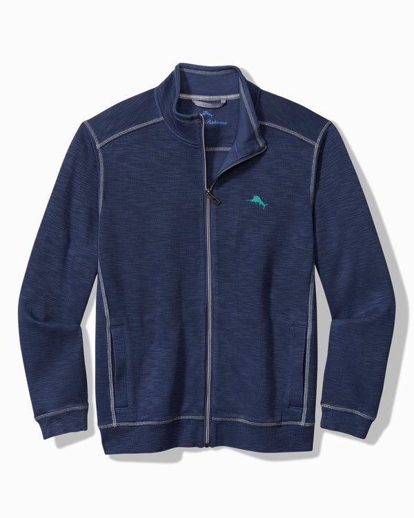 Tommy Bahama Tobago Bay Full-Zip Sweatshirt | Island Navy