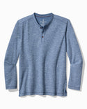 Tommy Bahama Morro Beach Long-Sleeve Henley | Dockside Blue