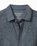 Tommy Bahama Palm Coast Cascade Vines IslandZone® Knit Shirt | Dark Twlight Blue