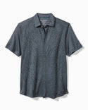 Tommy Bahama Palm Coast Cascade Vines IslandZone® Knit Shirt | Dark Twlight Blue