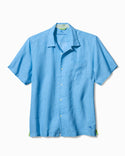 Tommy Bahama Sea Glass Linen Camp Shirt | Blue Younder