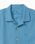 Tommy Bahama Coastal Breeze Check IslandZone® Camp Shirt | Vacation Blue