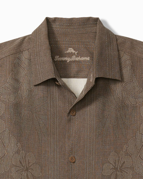 Tommy Bahama Bali Border Silk Camp Shirt | Auberage