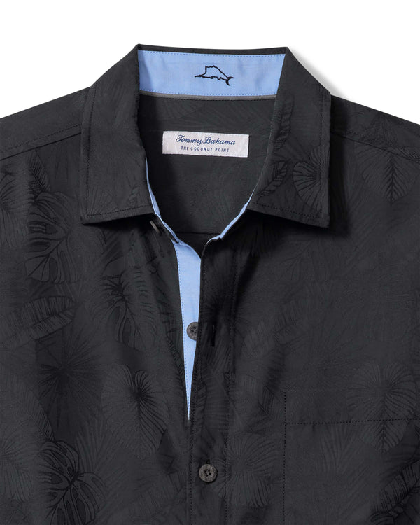 Tommy Bahama Coconut Point Keep It Frondly IslandZone® Camp Shirt | Black