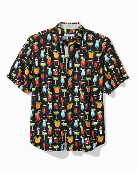 Tommy Bahama Men's Veracruz Cay Naughty or Nice Shirt Sz factory M