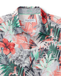 Tommy Bahama Mojito Bay Electric Blooms IslandZone® Chemise à manches courtes | Summer Grey