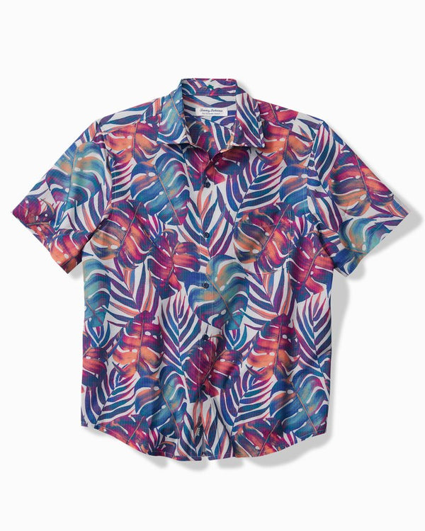 Tommy Bahama Monarch Monstera IslandZone® Shirt | Summer Grey