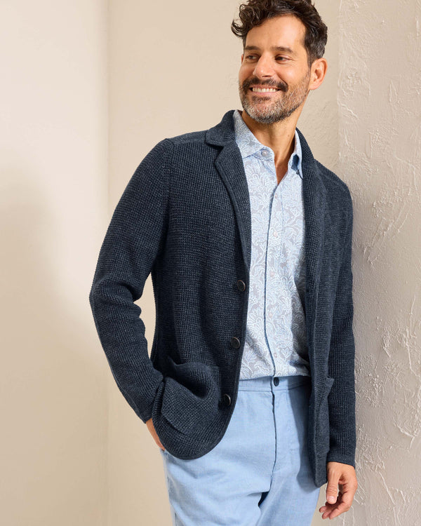 Tommy Bahama Pull Blazer Cityscape | Ocean Deep