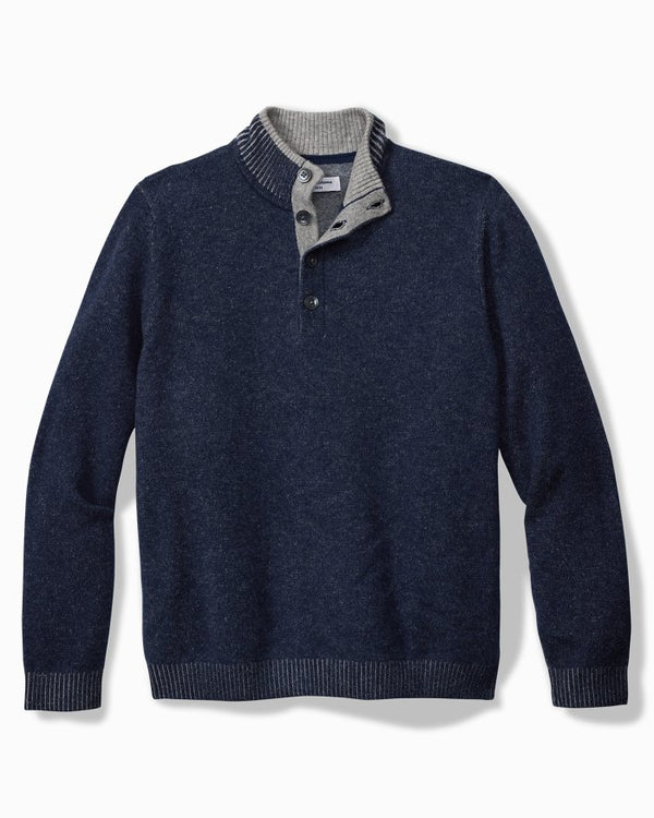 Tommy Bahama Soft Sands - Pull à col roulé en cachemire - Bleu nuit