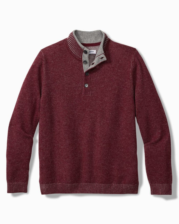 Tommy Bahama Soft Sands - Pull à col roulé en cachemire | Burgandy