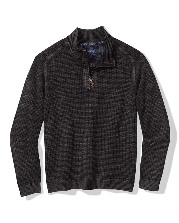 Tommy Bahama Sunbreak Half Zip | Noir