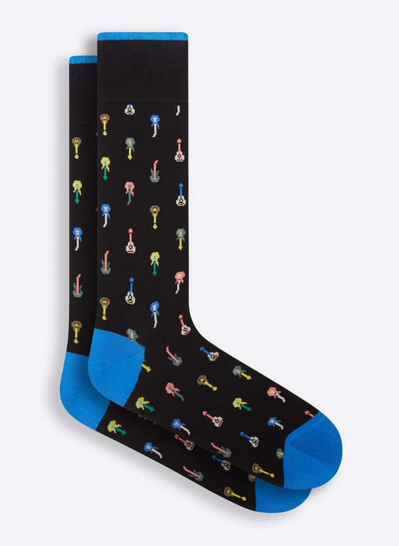 Bugatchi Socks, Black - Caswell's Fine Menswear