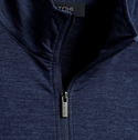 Bugatchi 1/4 Zip, Navy - Caswell's Fine Menswear