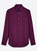 Bugatchi Ooohcotton Shirt James, Burgandy - Caswell's Fine Menswear