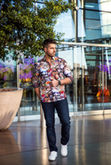 Au Noir Shirt Bellagio, Multi - Caswell's Fine Menswear