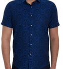 Robert Graham Shirt Bayview, Navy - Caswell's Fine Menswear